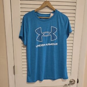 NWOT Under Armour Blue Short Sleeve Tee